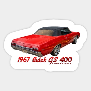 1967 Buick GS 400 Convertible Sticker